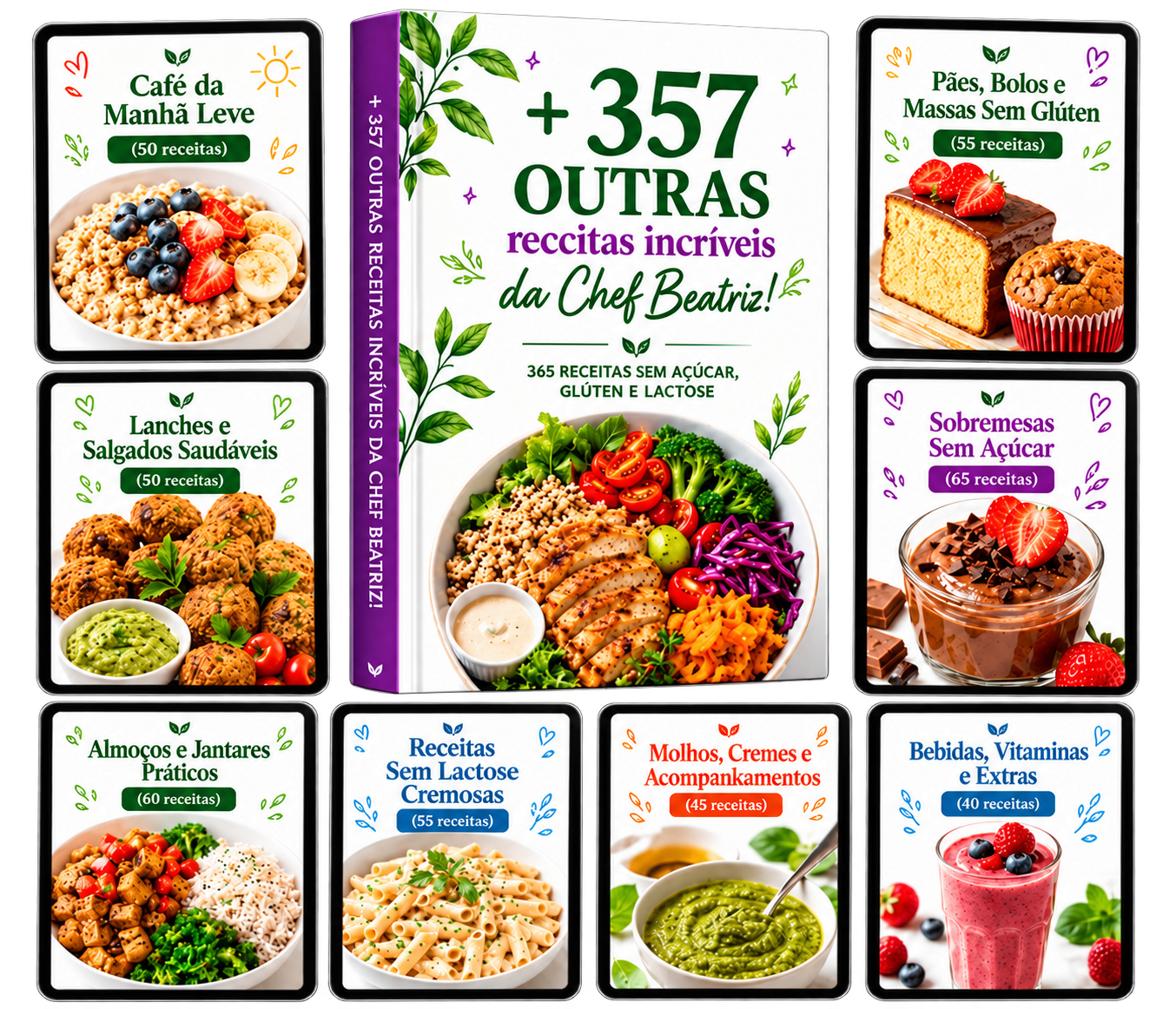 +357 outras receitas incríveis da Chef Luana